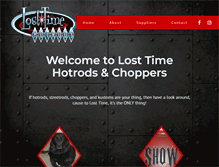Tablet Screenshot of losttimehotrods.com
